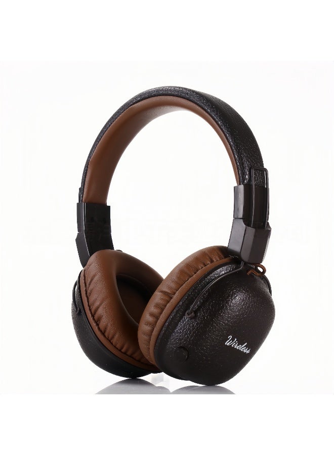 Retro-style Bluetooth Headphones with Microphone and Active Noise Cancellation | Over 30 Hours of Wireless Gaming Time | Lightweight and Foldable Travel Design - Image 1